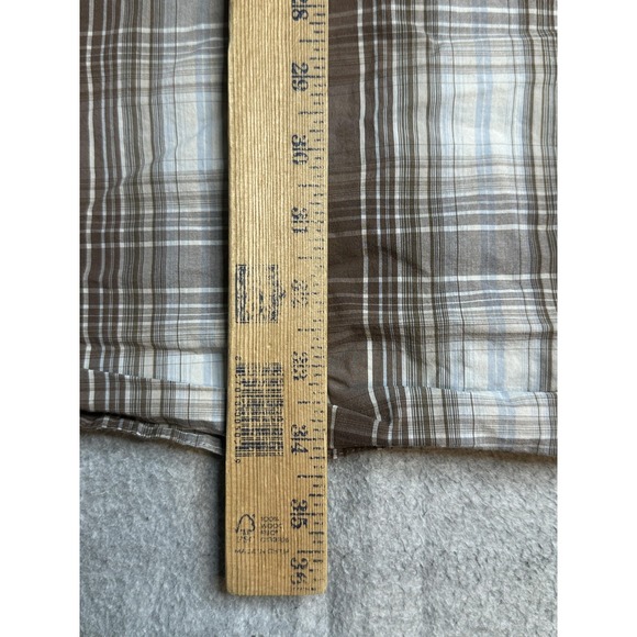 Ariat Rebar Shirt Mens XLT Brown Plaid Short Sleeve Stretch Button Up Work - Picture 10 of 11